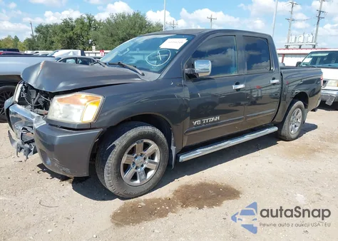 2012 Nissan Titan Sv из США, поврежденный, VIN 1N6BA0ED4CN310478